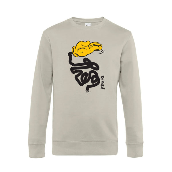 Crew Neck Sweatshirt Plush Interior EtVoilà - Woman