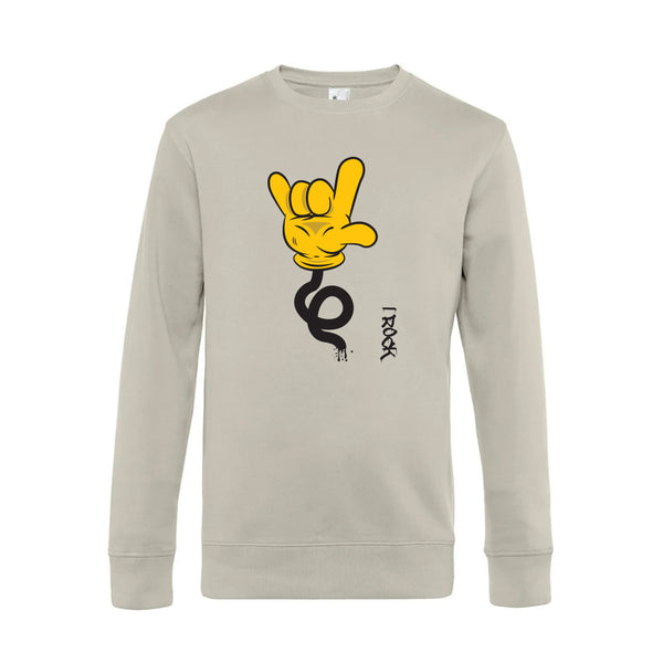 Crew Neck Sweatshirt Plush Interior IRock - Man