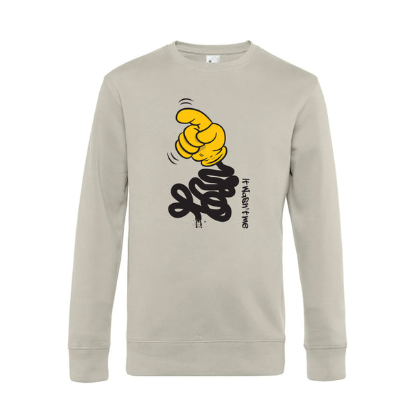 Crew Neck Sweatshirt Plush Interior ItWasntMe - Man