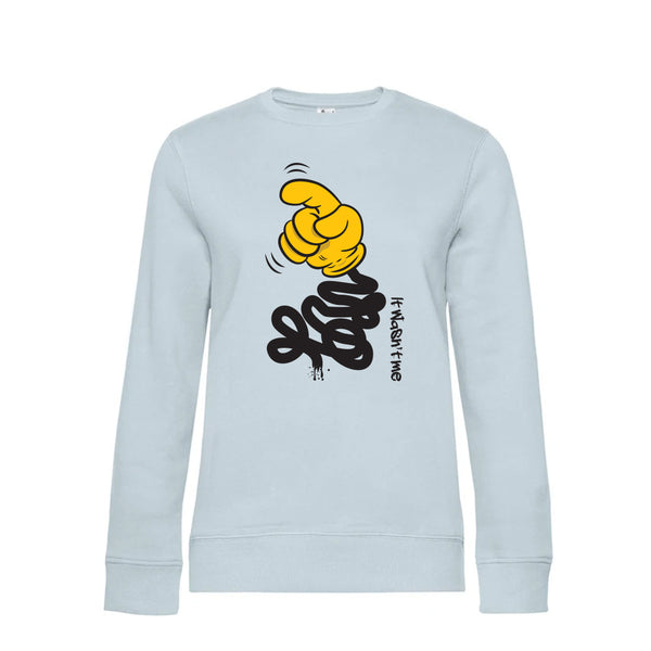 Crew Neck Sweatshirt Plush Interior ItWasntMe - Woman