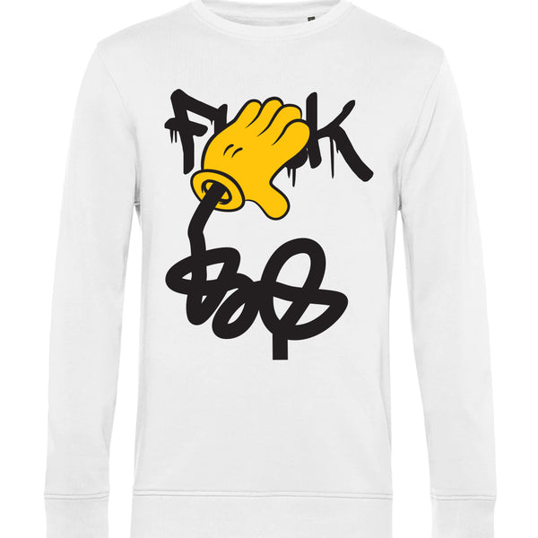 Summer Crew Neck Sweatshirt Fuck - Man