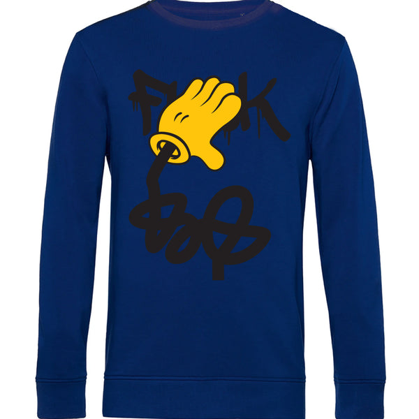 Summer Crew Neck Sweatshirt Fuck - Man