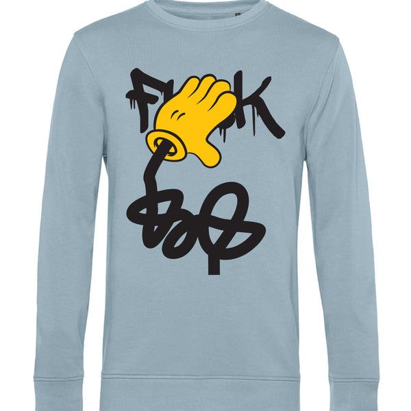 Summer Crew Neck Sweatshirt Fuck - Man