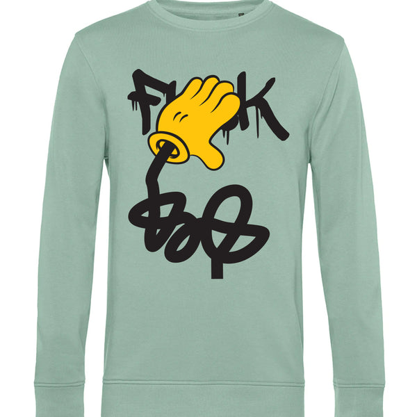 Summer Crew Neck Sweatshirt Fuck - Man