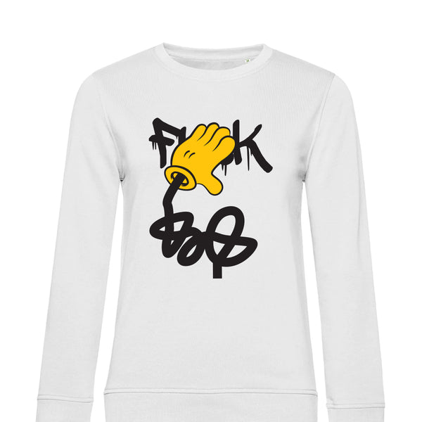 Summer Crew Neck Sweatshirt Fuck - Woman