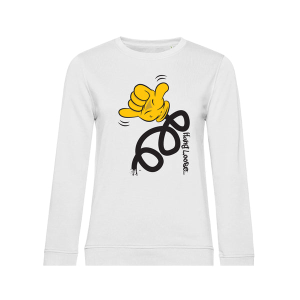 Summer Crew Neck Sweatshirt HangLoose - Woman