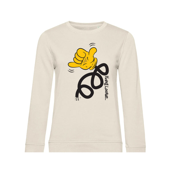 Summer Crew Neck Sweatshirt HangLoose - Woman