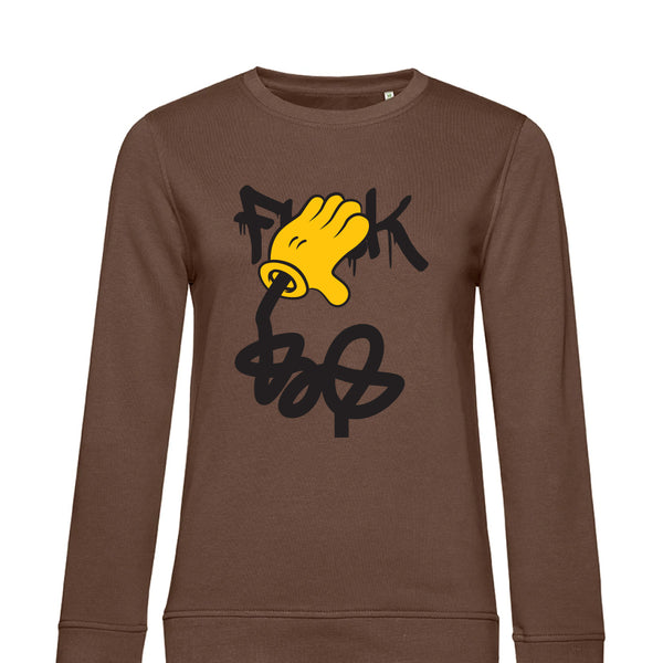 Summer Crew Neck Sweatshirt Fuck - Woman