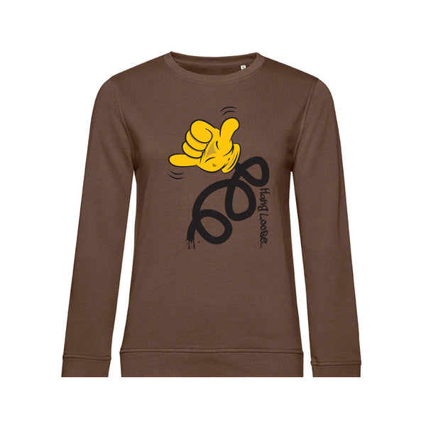 Summer Crew Neck Sweatshirt HangLoose - Woman