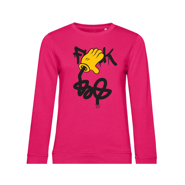 Summer Crew Neck Sweatshirt Fuck - Woman