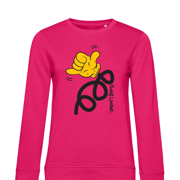 Summer Crew Neck Sweatshirt HangLoose - Woman