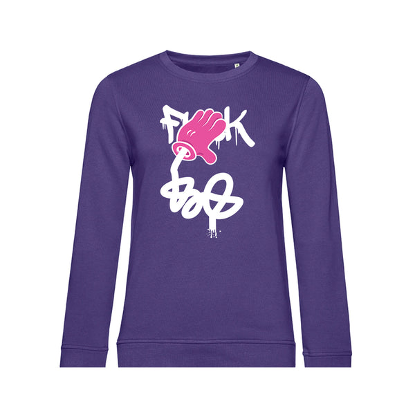 Summer Crew Neck Sweatshirt Fuck - Woman