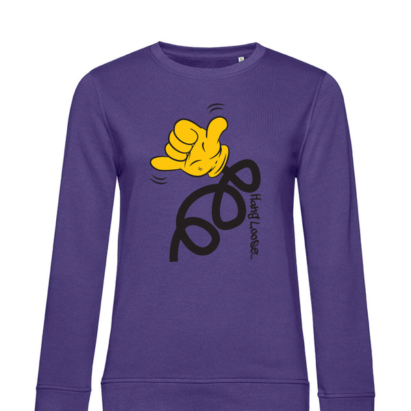 Summer Crew Neck Sweatshirt HangLoose - Woman