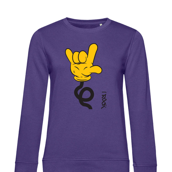 Summer Crew Neck Sweatshirt IRock - Woman