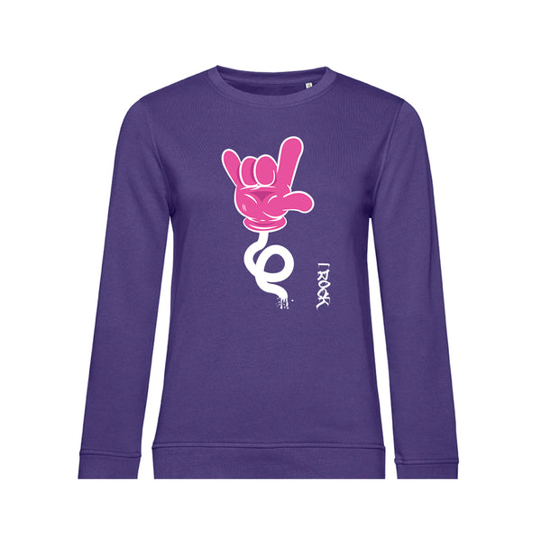 Summer Crew Neck Sweatshirt IRock - Woman