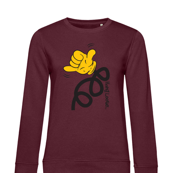 Summer Crew Neck Sweatshirt HangLoose - Woman