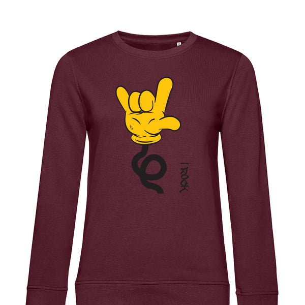 Summer Crew Neck Sweatshirt IRock - Woman