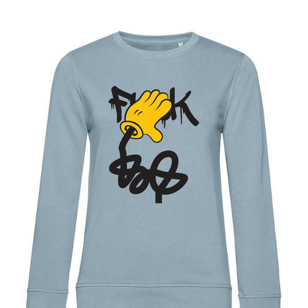 Summer Crew Neck Sweatshirt Fuck - Woman