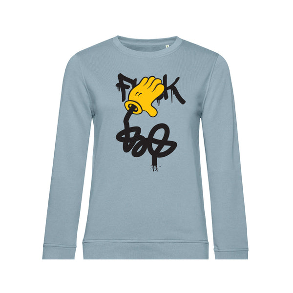 Summer Crew Neck Sweatshirt Fuck - Woman