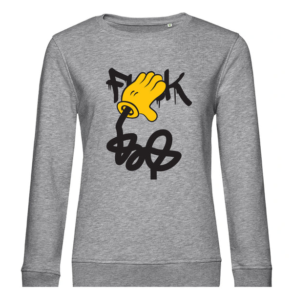 Summer Crew Neck Sweatshirt Fuck - Woman