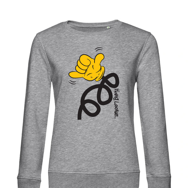 Summer Crew Neck Sweatshirt HangLoose - Woman