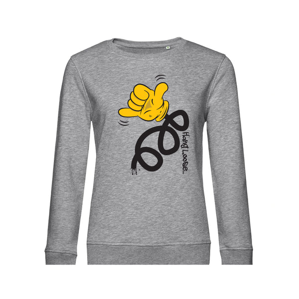 Summer Crew Neck Sweatshirt HangLoose - Woman