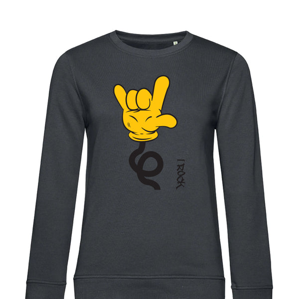 Summer Crew Neck Sweatshirt IRock - Woman