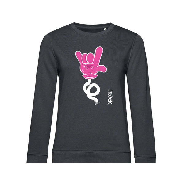 Summer Crew Neck Sweatshirt IRock - Woman