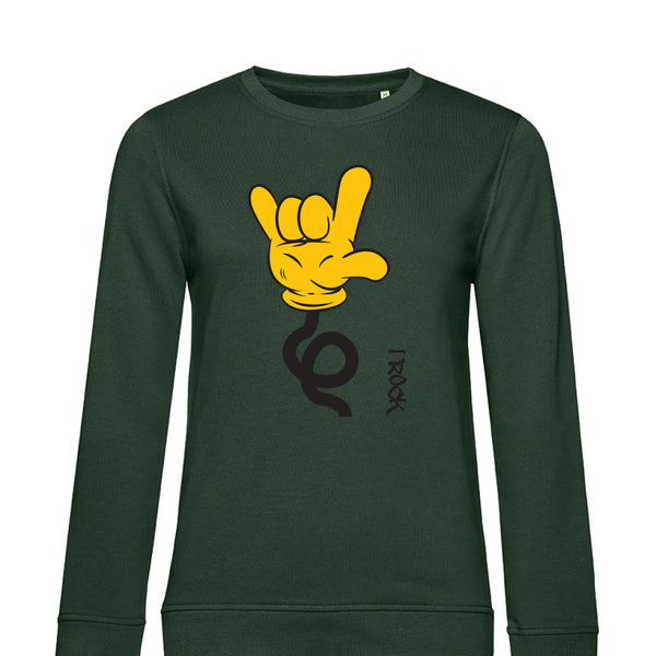 Summer Crew Neck Sweatshirt IRock - Woman