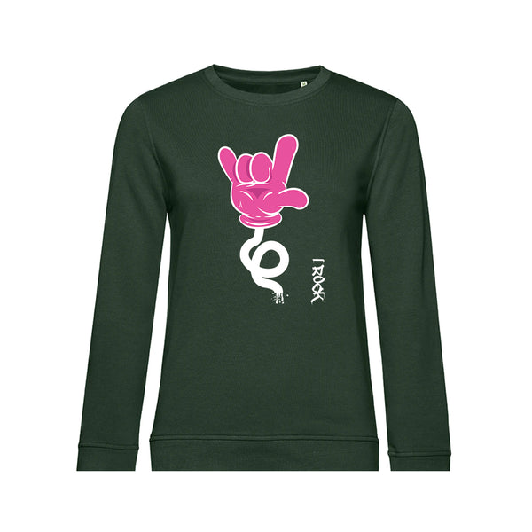 Summer Crew Neck Sweatshirt IRock - Woman